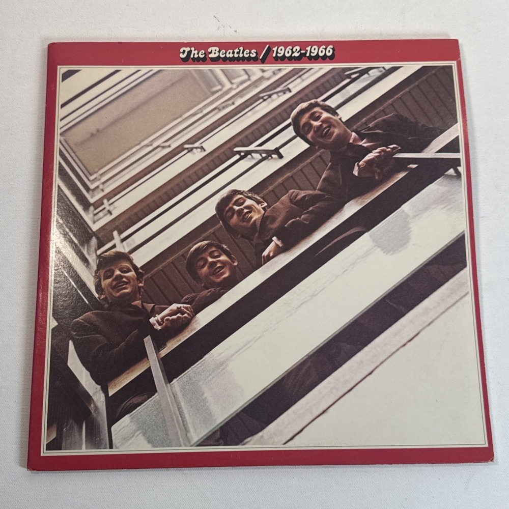 BEATLES 1962-1966 Red Vinyl 1973 Limited Double Lyric Sleeves McCartney Lennon